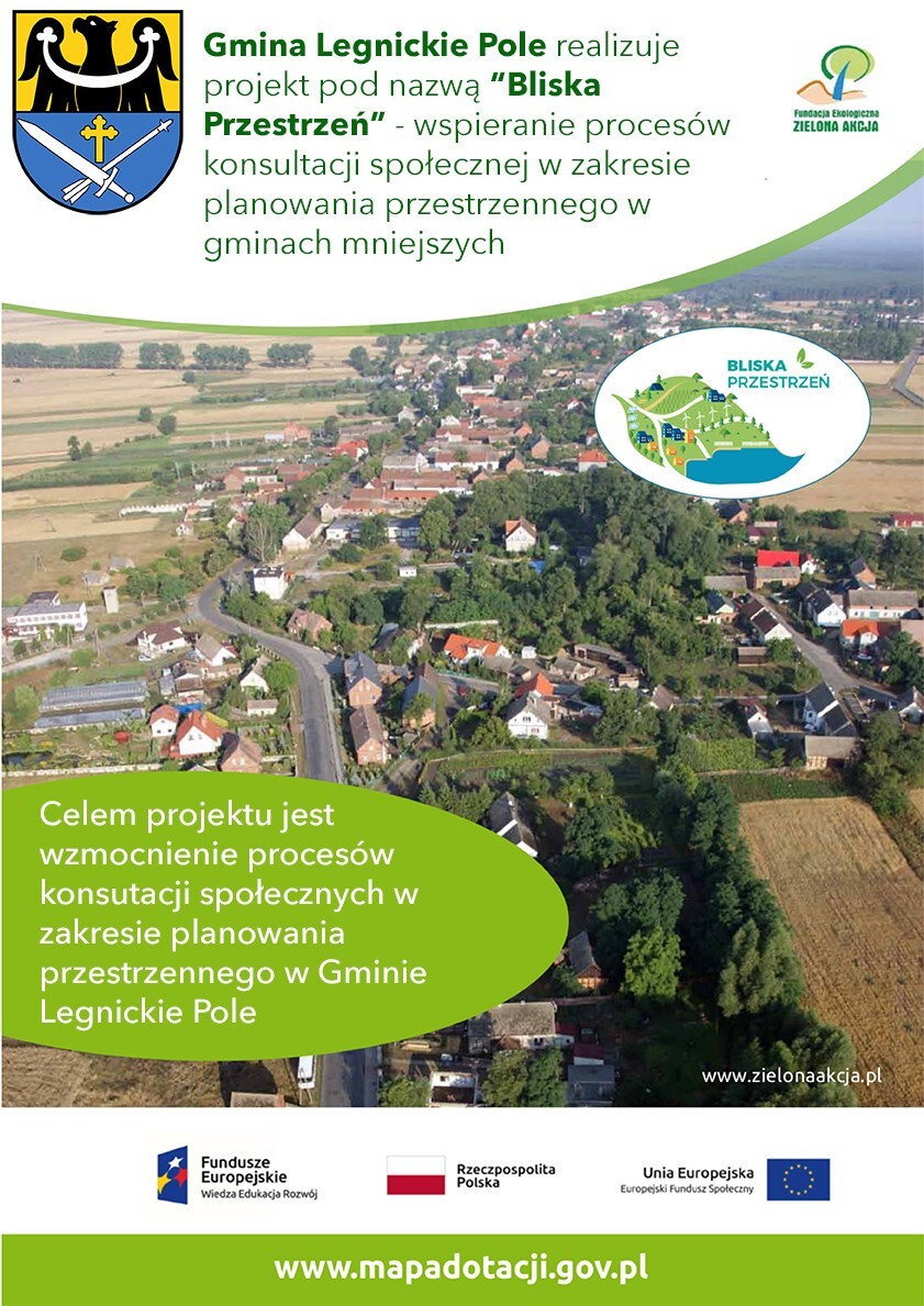 ZIELONA AKCJA plakat Bliska Przestrzeń wersja 2